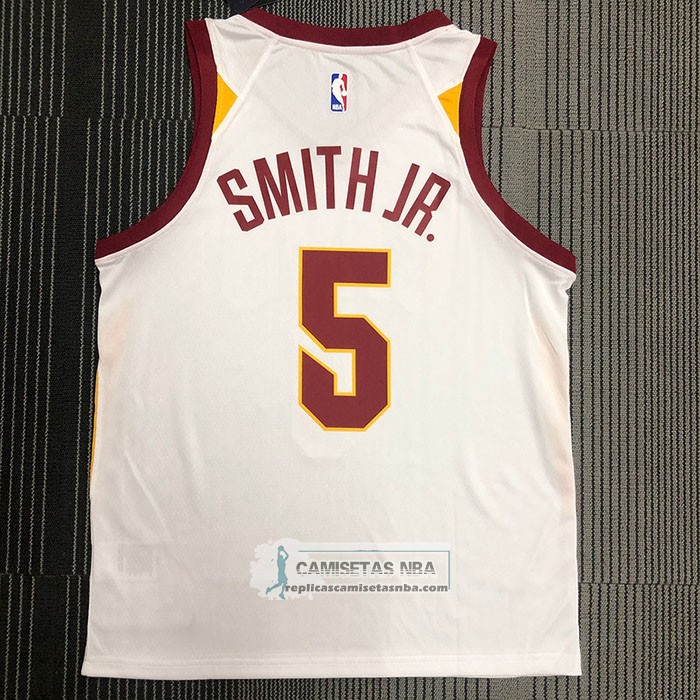 Camiseta Cleveland Cavaliers Cavaliers Dennis Smith NO 5 Association 2017-18 Blanco